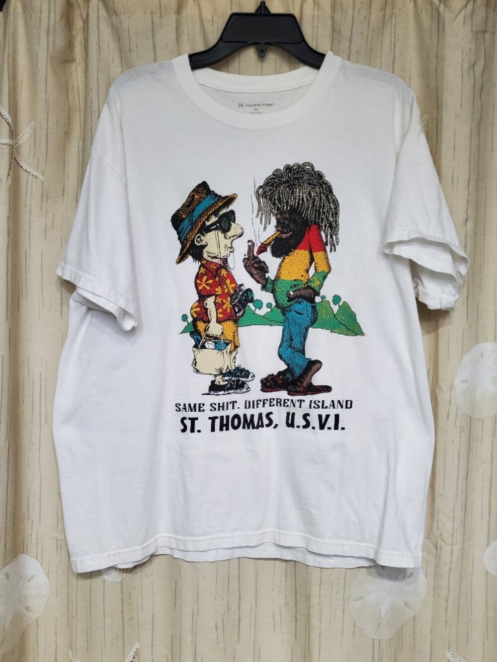VINTAGE MENS ST. THOMAS US VIRGIN ISLANDS TEE SHIRT 2004